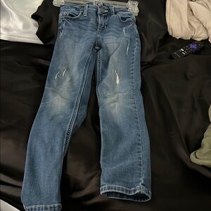 Justice Blue Distressed Jeans
